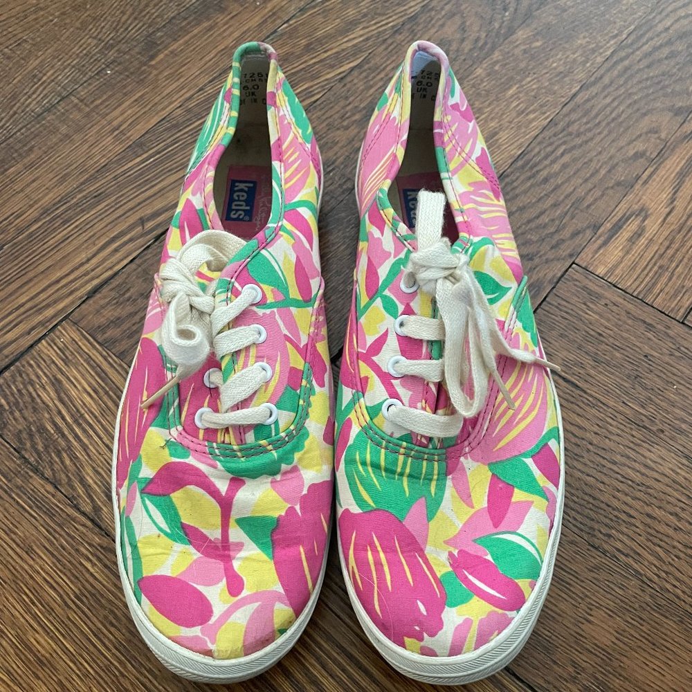 Vintage Lily Pulitzer Keds, Size 8.5